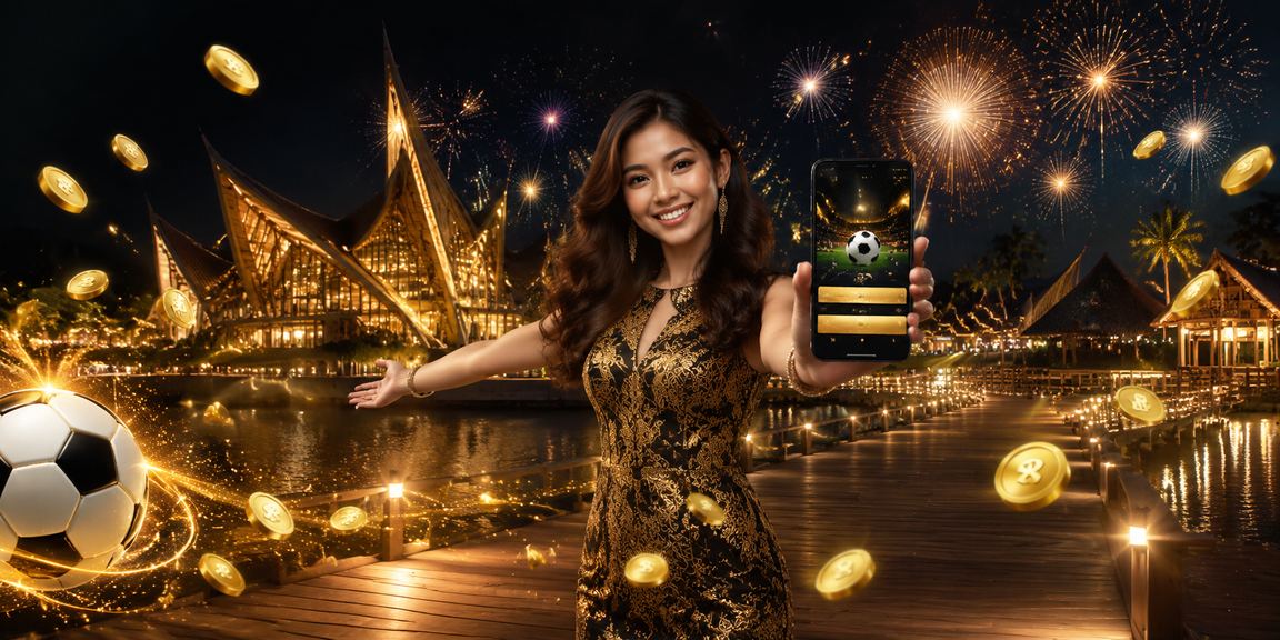 Pengguna Sarawak menggunakan aplikasi pertaruhan football cas2 di telefon